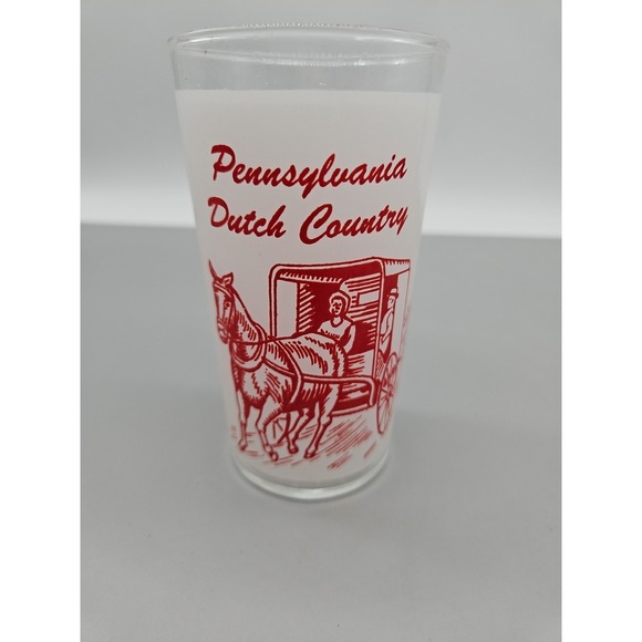 Hazel-Atlas Other - Vintage Pennsylvania Dutch Country Souvenir Glass Humorous Content‎
